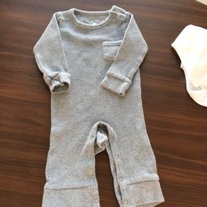 Cotton thermal romper